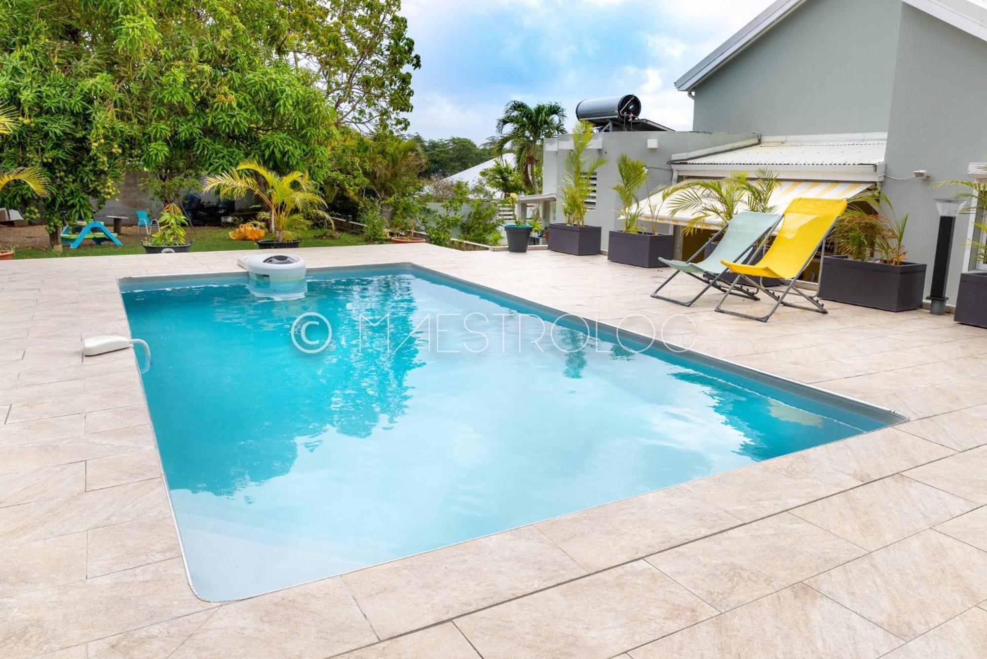 Villa L'Artist En Bord De Mer Avec Piscine Privee Sainte-Rose Exterior photo
